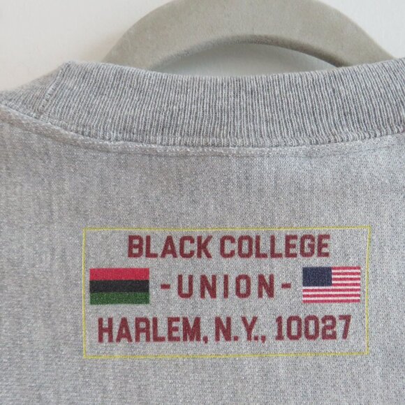 BCU X CHAMPION HBCU Arch Crewneck Gray Reverse Weave Sweatshirt - Size S - Picture 10 of 16